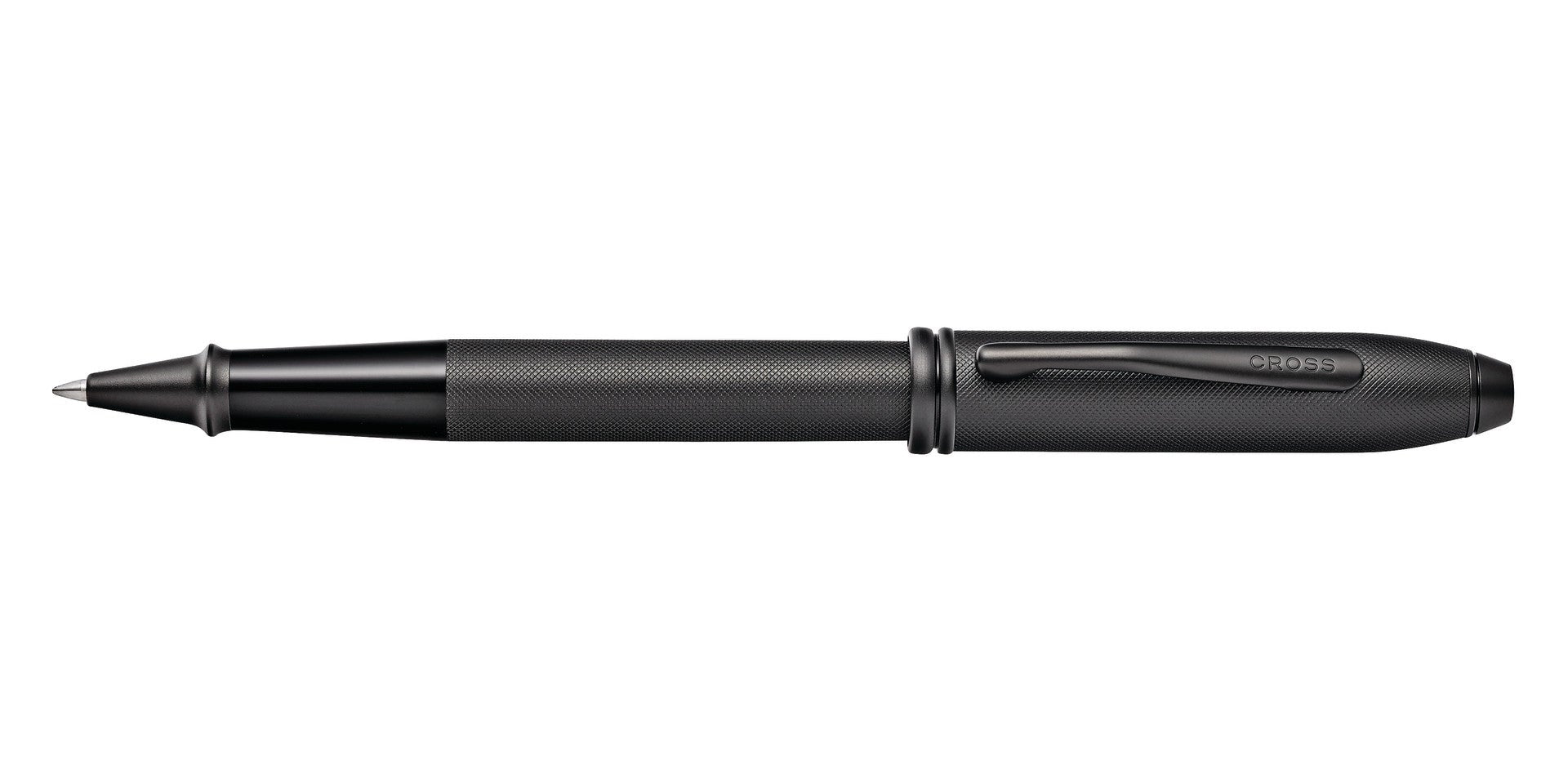 Townsend® Black PVD Micro-knurl Rollerball Pen