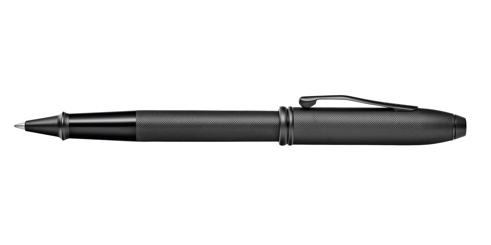 Townsend® Black PVD Micro-knurl Rollerball Pen