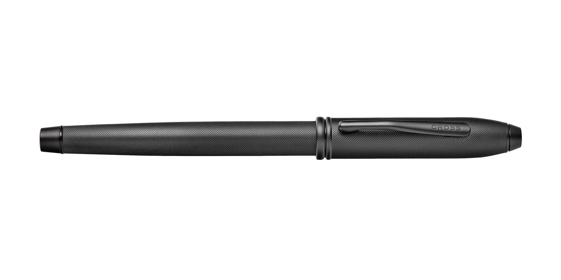 Townsend® Black PVD Micro-knurl Rollerball Pen