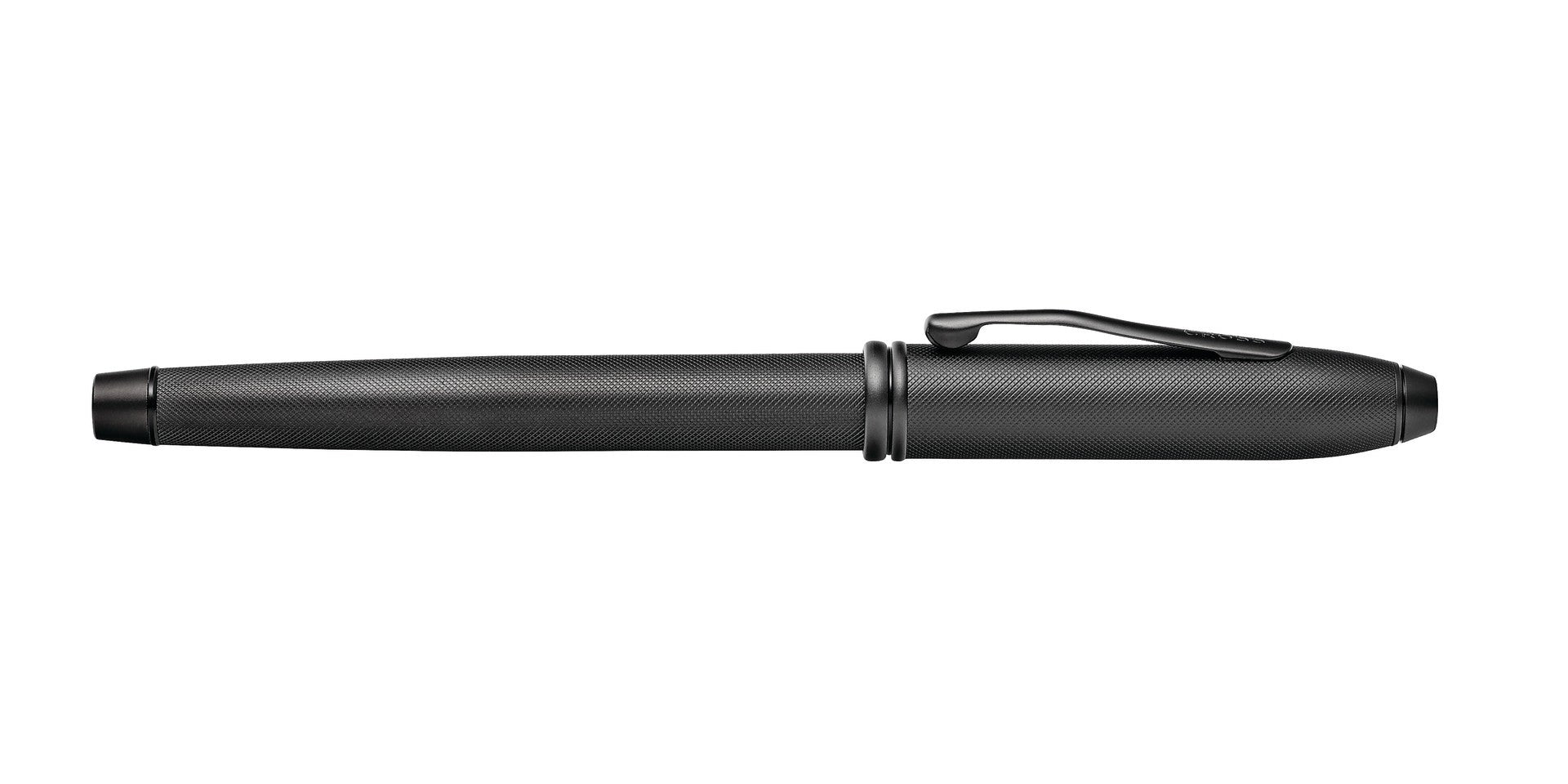 Townsend® Black PVD Micro-knurl Rollerball Pen