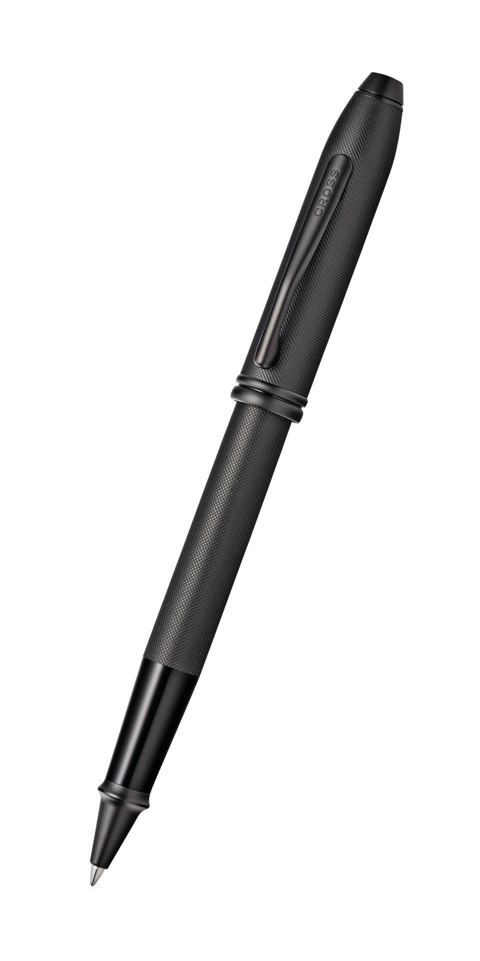 Townsend® Black PVD Micro-knurl Rollerball Pen