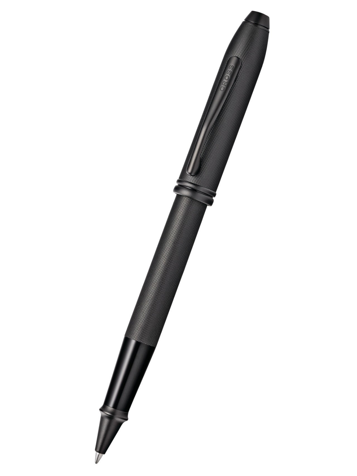 Townsend® Black PVD Micro-knurl Rollerball Pen