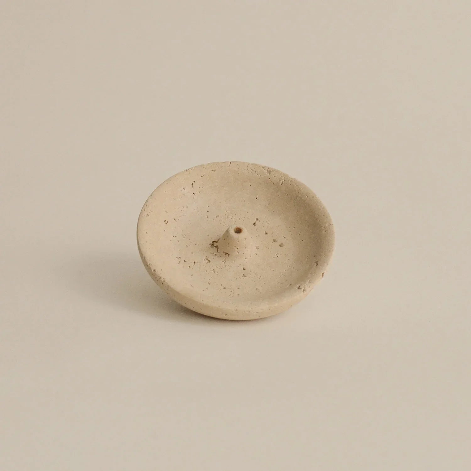 Travertine Incense Holder Plate