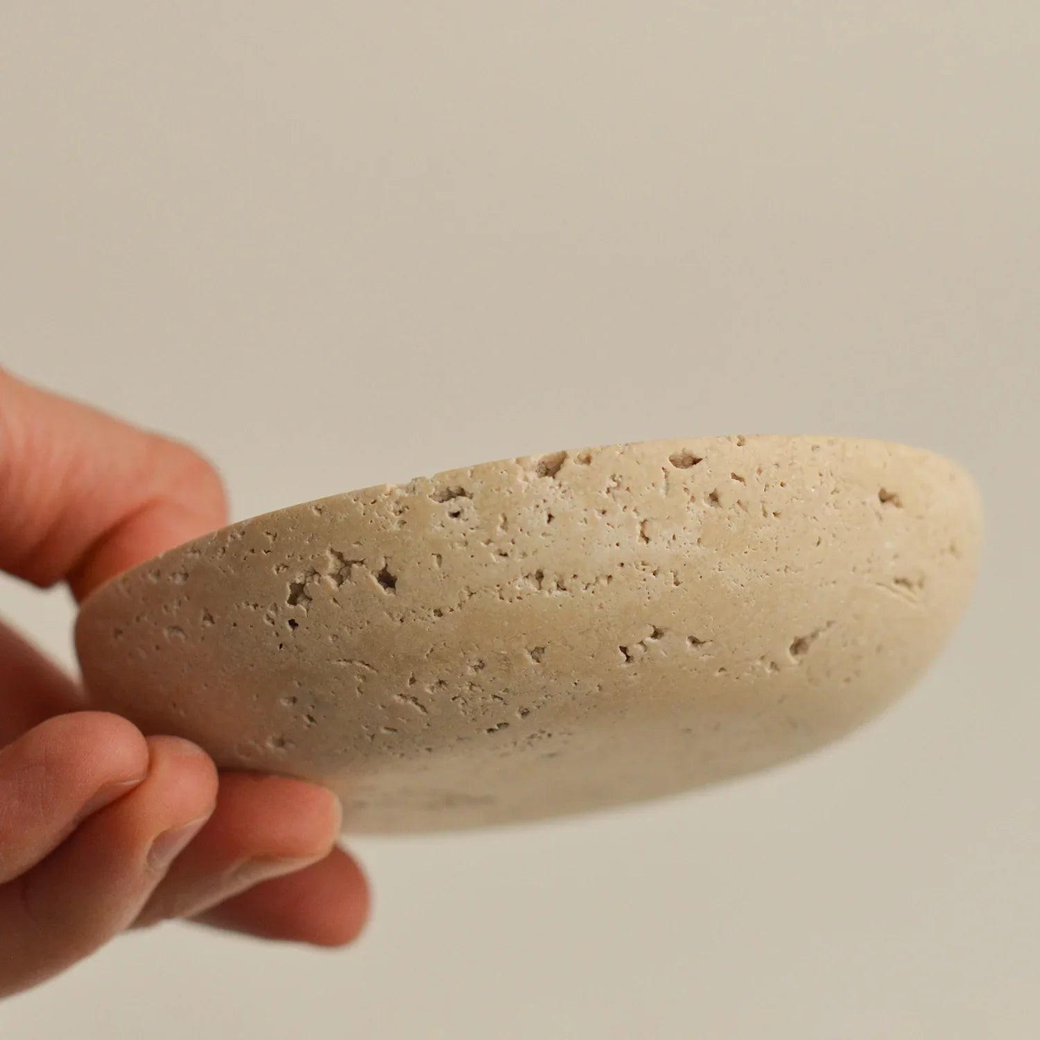 Travertine Incense Holder Plate