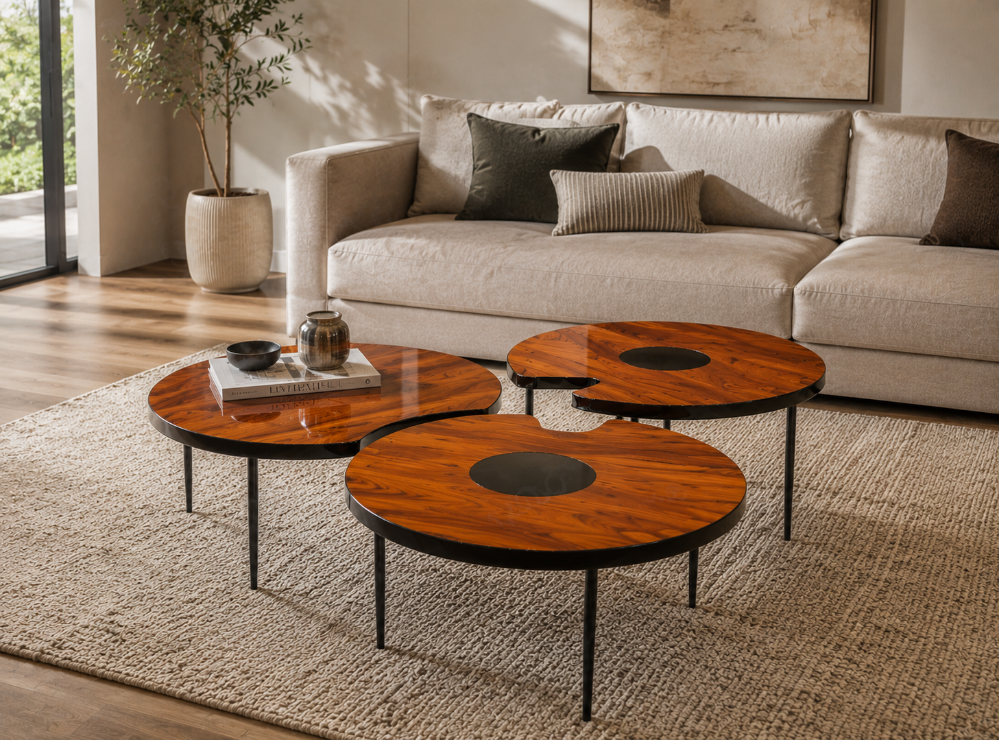 Trio Luxe Coffee Table Set