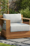 Imperial Grove Outdoor Solid Teak Wood Revolving Chair