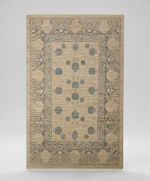 Khotan Pomegranate design Oriental Rug, size 4' x 6' (Y)