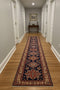 Hand-Knotted Vegetable Dye Kazak Rug from Pakistan, size 2' 8" x 13' 2"