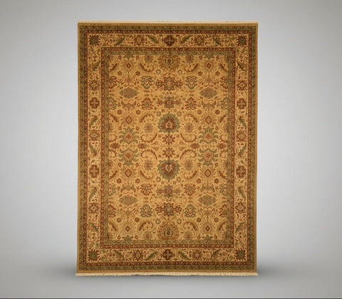 Sultanabad 100% wool Hand Made Rug - size 9" x 12"  (P)