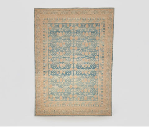 Khotan Pomegranate design Oriental Rug, size 9' 3" x 11' 9"  (D)