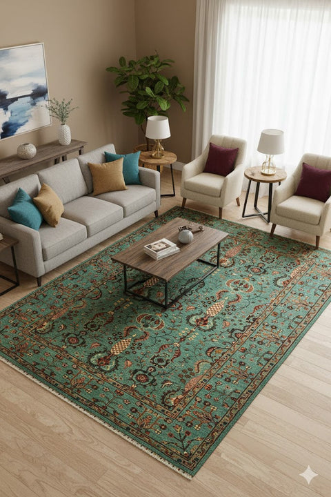 Ziggler 100% Wool Oriental Rug 5' 11" x 8' 9"