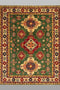 Hand-Knotted Vegetable Dye Kazak Rug from Pakistan, 8' 4 x 8' 0"