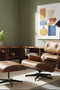 Luxury Lounge / Office Chair with Ottoman – Top Grain Leather