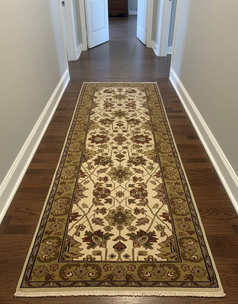 Sultanabad 100% wool Hand Made Rug - size 2' 6" x 8" (P)