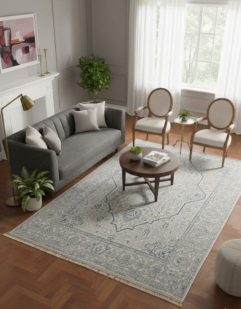 Persian-Inspired. Modern Defined. Turkish Made Rug, size 5' 2" x 7' 8" (O) machine