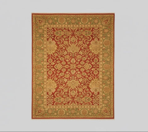 Sultanabad 100% wool Hand Made Rug - size 9" x 12"  (P)