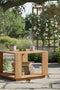 Imperial Grove Solid Teak Wood Outdoor End Table Stylish