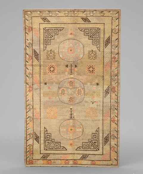Antique Khotan Samarkand Rug, circa 1910's, 5' x 9'