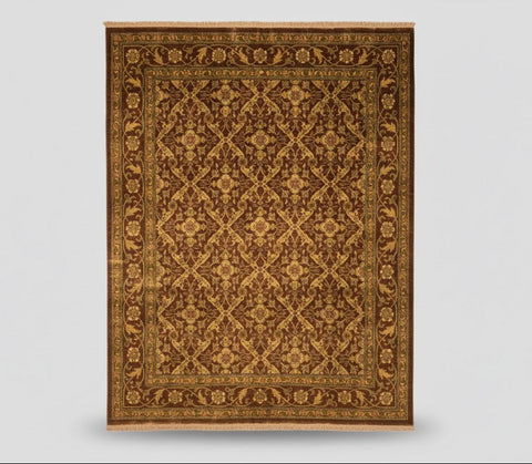 Sultanabad 100% wool Hand Made Rug, 7' 9" x 9' 8" (p)