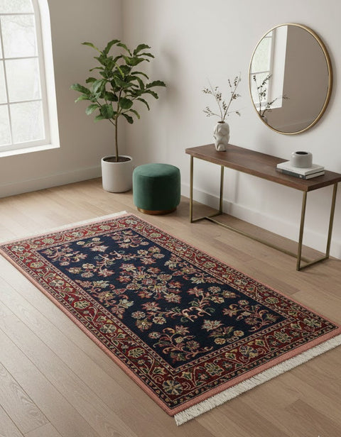 Sultanabad 100% wool Hand Made Rug - size 3" x 5"