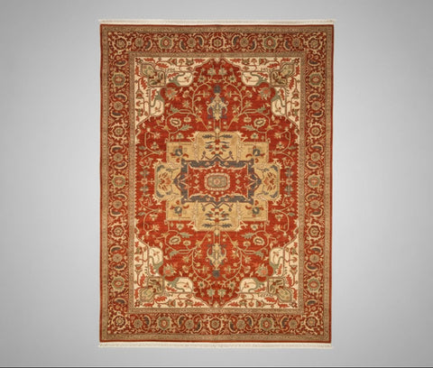 Sultanabad 100% wool Hand Made Rug - size 8' 10" x 11' 10"  (P)