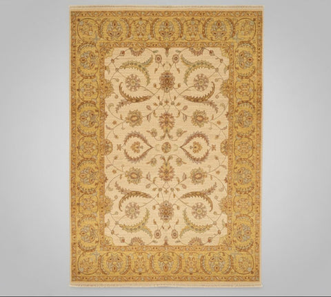 Hand-Knotted Sultanabad Vegetable-Dyed Wool Rug, 8' x 9' 8" (K)