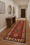 Terkaman Tribal Afghan Oriental Rug, size 2' 11" x 9' 7"  (Q)