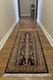 Hand-Knotted Pakistani Wool Rug, Tribal/Floral Design, 2' 5" x 5' 8" (N) Double