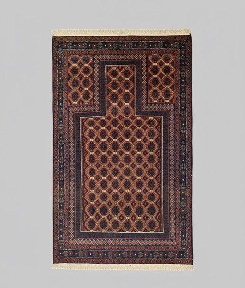 Terkaman Tribal Baluch Oriental Rug; 3' 5" x 4' 8" (A)