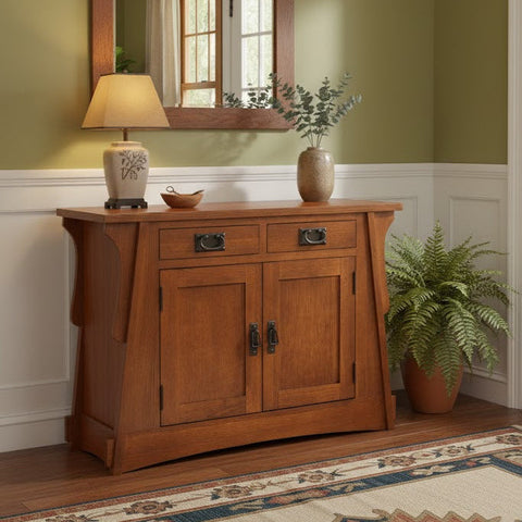 Mission Crofter Style Entry Cabinet
