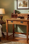 Mission Style Library Table with Removable Organizer