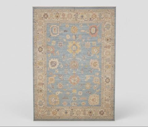 Hand-Knotted Sultanabad Vegetable-Dyed Wool Rug, 8' 1" x 9' 11" (K)