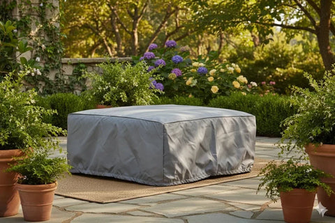 Alpine Teak outdoor collection Black Rope Coffee table