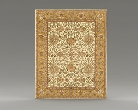 Sultanabad 100% wool Hand Made Rug - size 9" x 12"  (P)