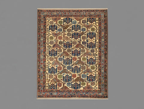 Timeless Beauty, Woven by Hand. Antique Persian Afshar Rug, size 5' 2" x 6' 2"  (F)