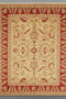 Hand-Knotted Sultanabad Vegetable-Dyed Wool Rug, 9" x 12"  (K)