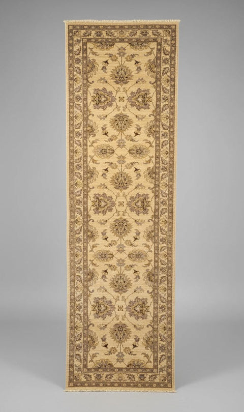 Hand-Knotted Sultanabad Vegetable-Dyed Wool Rug, 2' 6" x 9' 6" (K)
