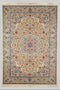 Exquisite 100% Silk Persian Design Rug – Elegant and Luxurious, size 6' 7" x 9' 10"