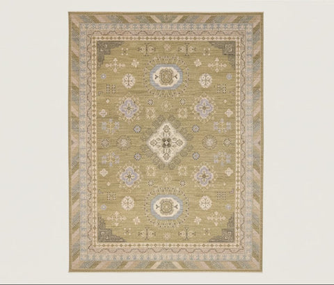 Khotan Pomegranate design Oriental Rug, 8' 1" x 9' 10" (D)