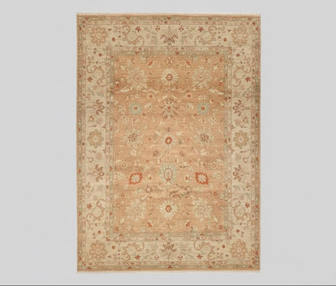 Hand-Knotted Sultanabad Vegetable-Dyed Wool Rug, 8' x 11' 8"