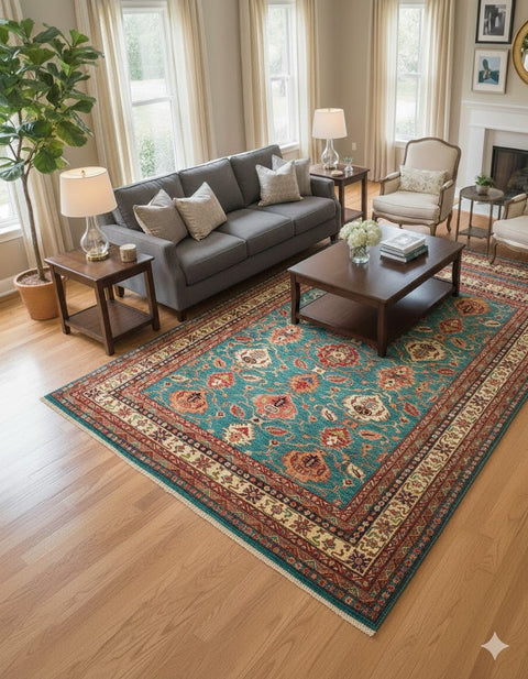 Kazak Hand Made 100% wool Rug 9' x 12'