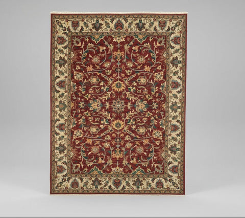Sultanabad 100% wool Hand Made Rug - size 9" x 12"  (P)