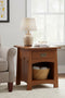 Mission Style Solid Quarter Sawn Oak Keyhole End Table