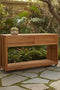 Imperial Grove Outdoor Solid Teak Wood Kitchen Island