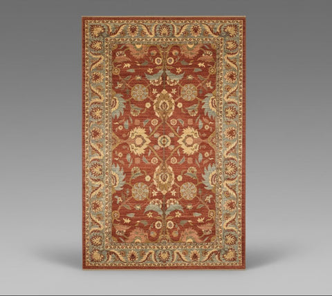Hand-Knotted Sultanabad Vegetable-Dyed Wool Rug, 8' x 11' (K)