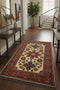 Terkaman Tribal Afghan Oriental Rug, size 3' 5" x 5' 4"