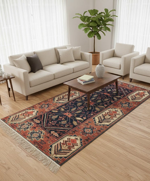 Genuine Handmade Antique Kazak Rug ( B)