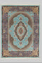 Exquisite 100% Silk Persian Design Rug – Elegant and Luxurious, size 8' 2" x 11' 1"