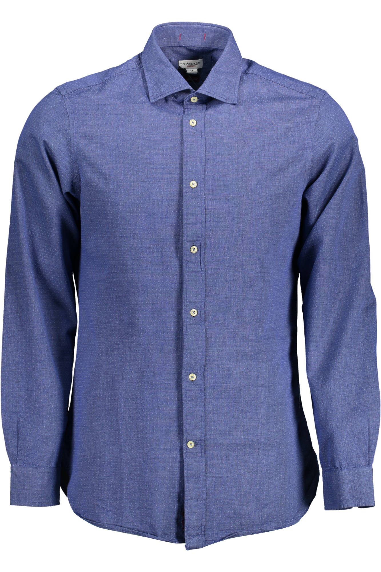US POLO SHIRT LONG SLEEVE MEN BLUE-0