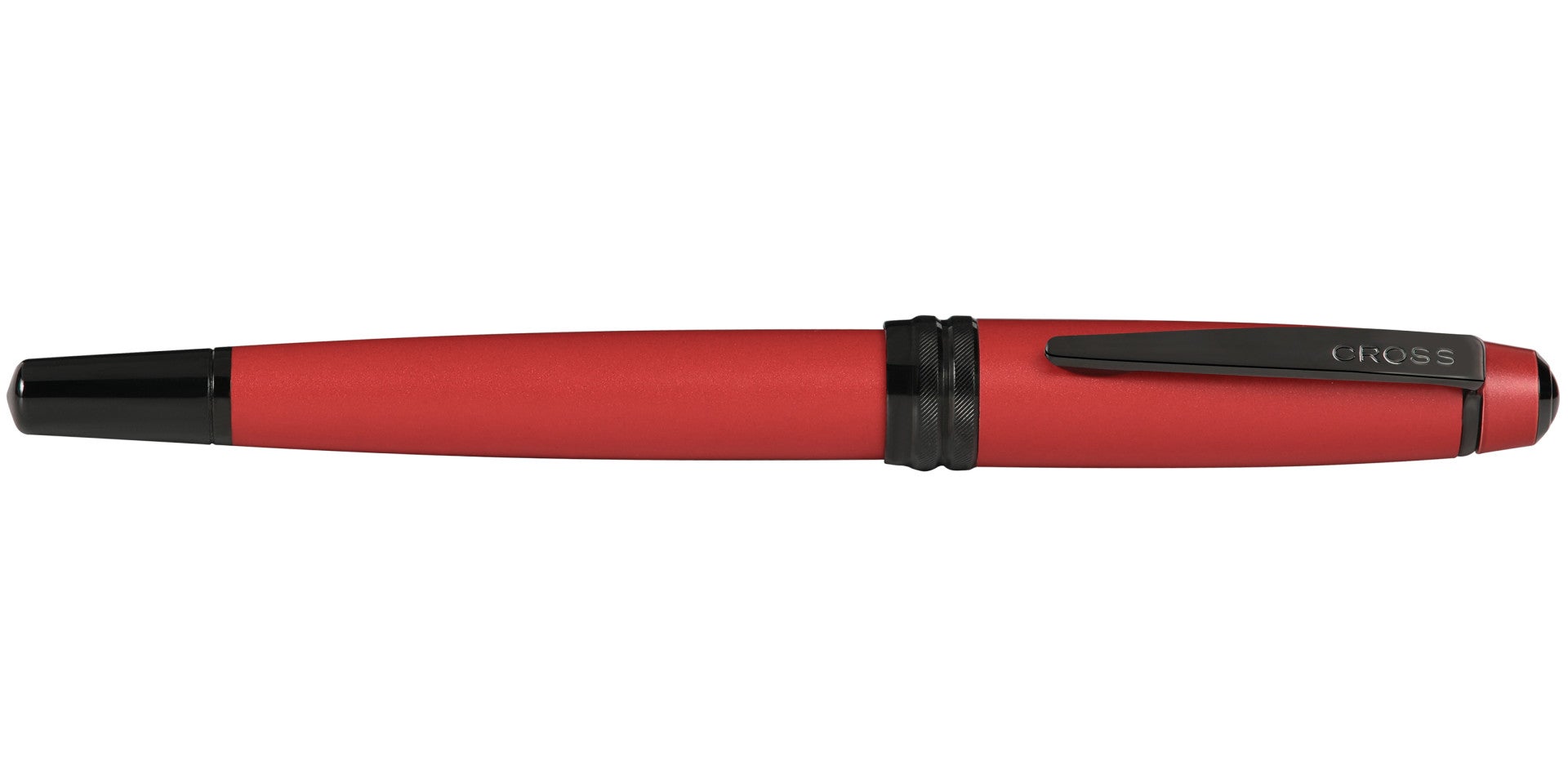 Bailey™ Matte Red Lacquer Stainless Steel Fine Nib Fountain Pen